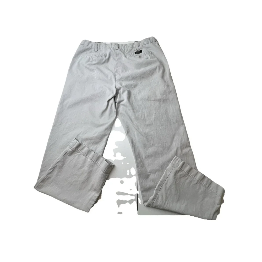 Banana Republic Pants Men Dawson Relaxed Fit Chino Straight Leg Beige 38 x 34